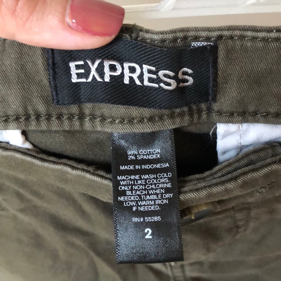 Army Green Shorts - Picture 3 of 4